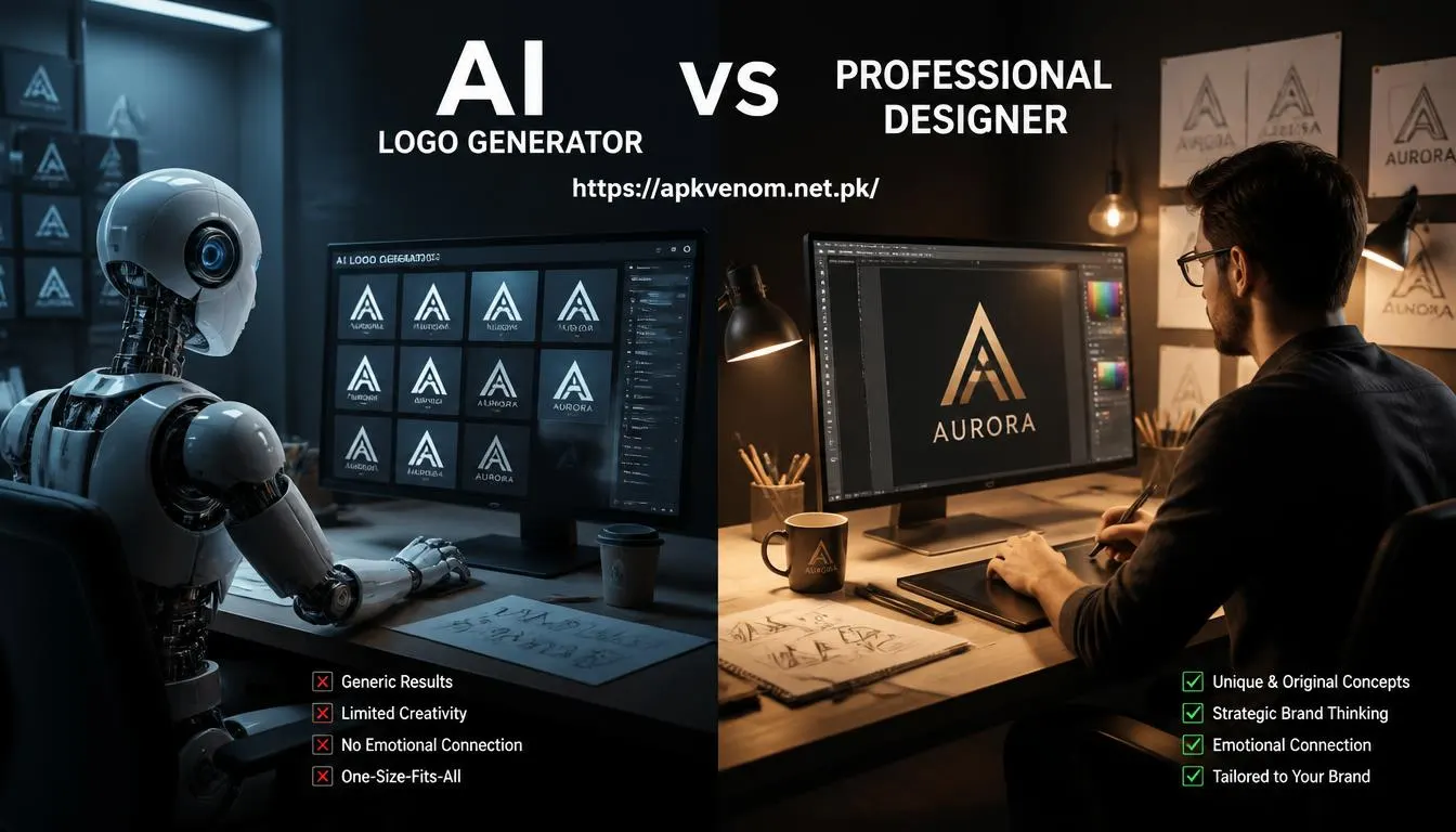 AI Logo Generator vs Professional Designer