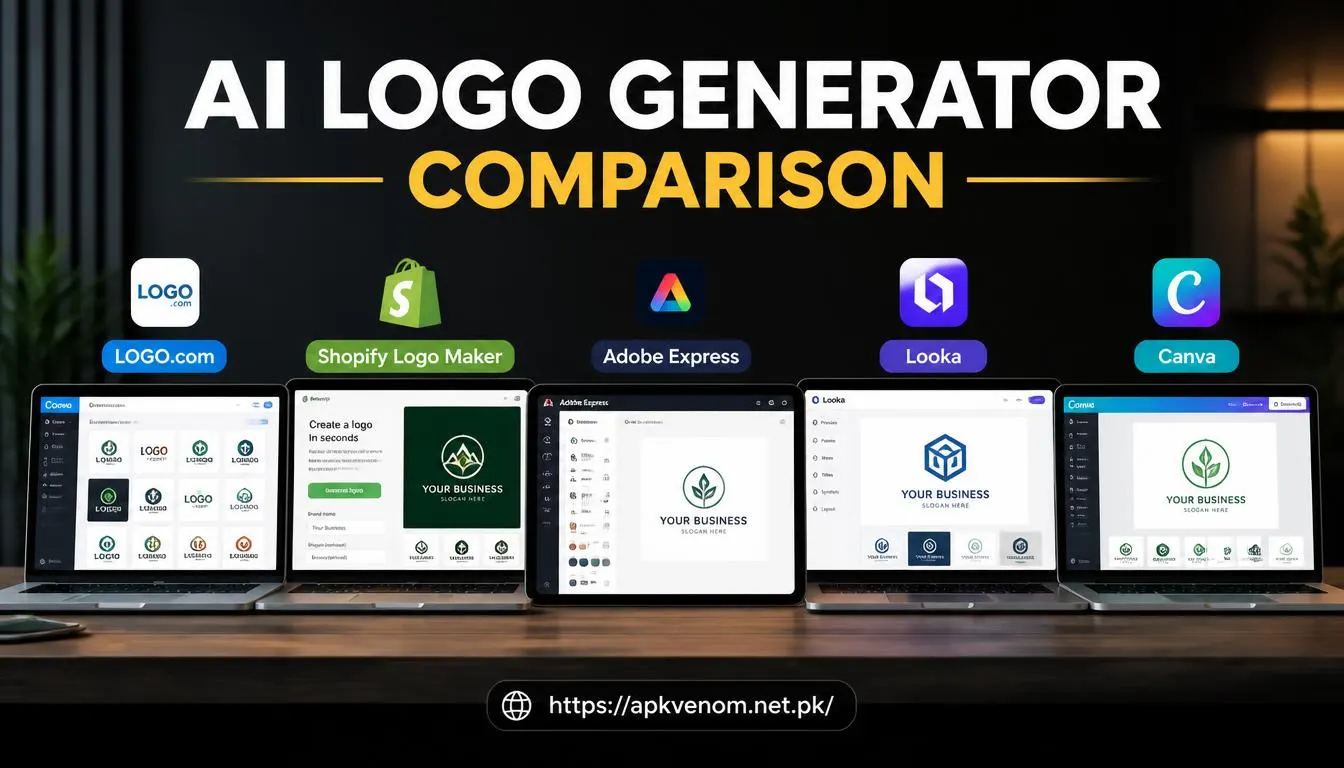 AI Logo Generator Comparison LOGO.com Canva Shopify Logo Maker
