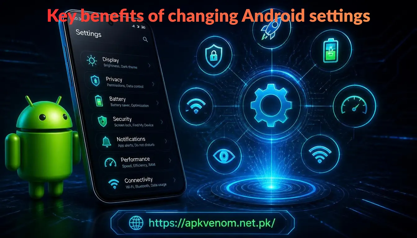 Key benefits of changing Android settings