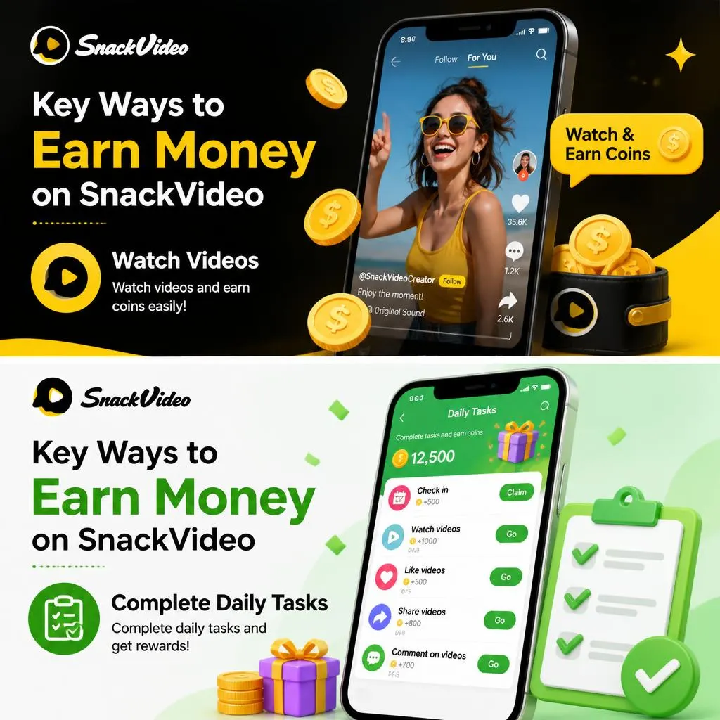 Key Ways to Earn Money on SnackVideo