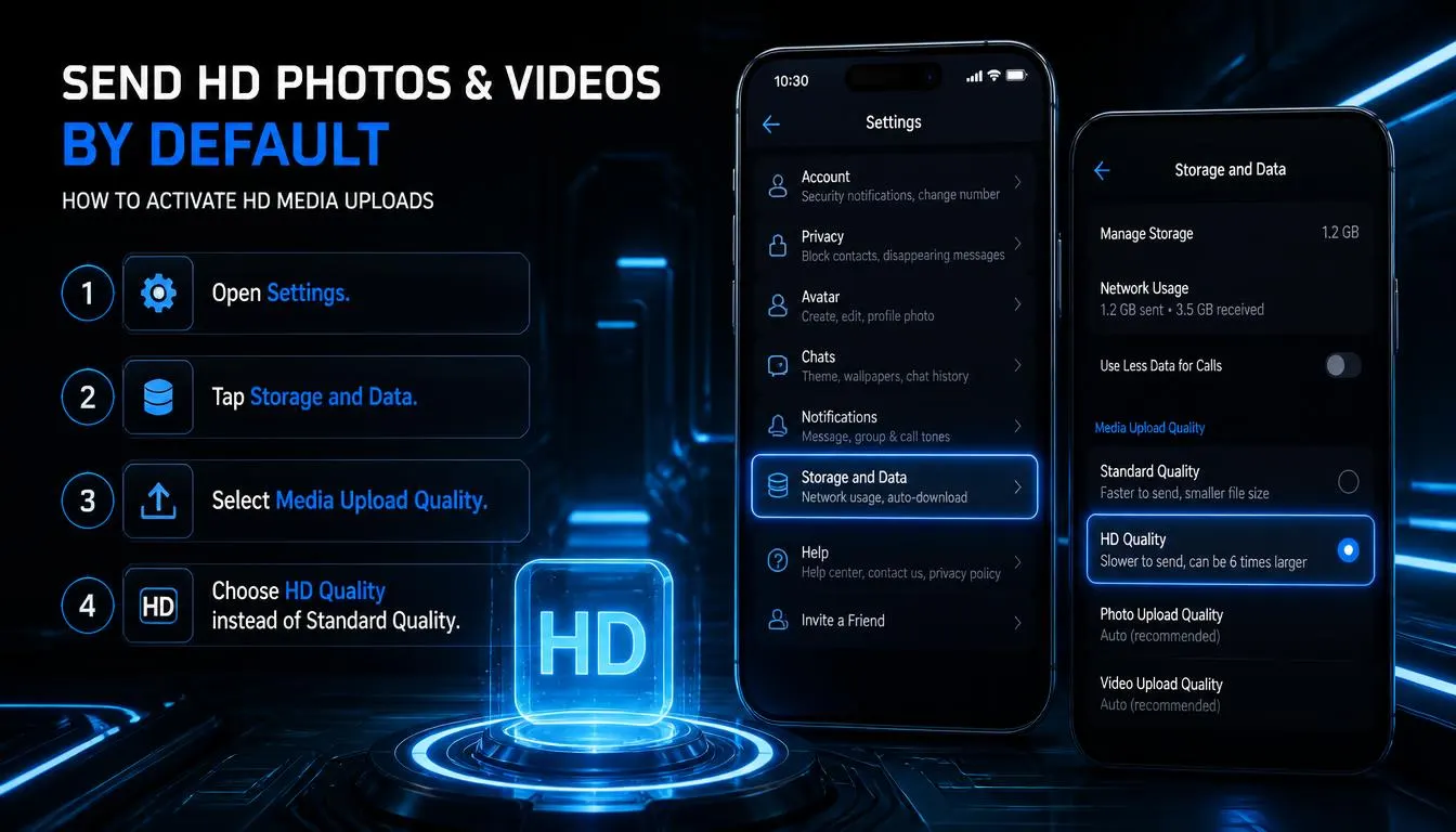 How to activate HD media uploads